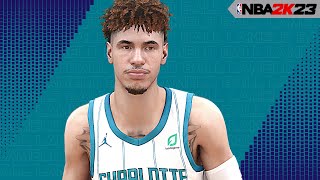 NEW LaMelo Ball Face Creation NBA 2K23 [upl. by Frick]