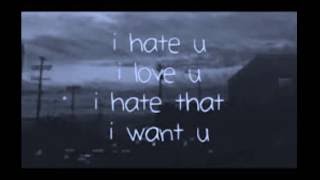 Gnash  I hate u I love u feat Olivia O’Brien Slowed and Chopped [upl. by Celisse]