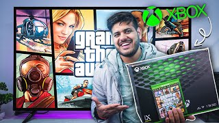 Installing GTA 5 IN XBOX SERIES X  Better Than PS5 😍 [upl. by Mikkanen276]