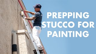 Repairing and Prepping Stucco for Airless Spraying [upl. by Dietsche]