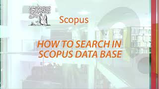 How to search in Scopus database [upl. by Jolee]