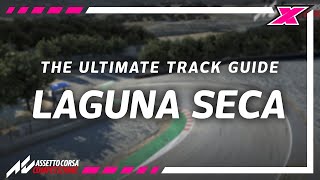 How to be fast at Laguna Seca on Assetto Corsa Competizione  Track Guide [upl. by Elleda151]