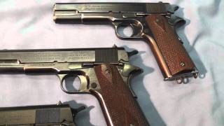 Colts Model 1911 Pistol 45 ACP US Ordnance Inspection Marks and Colt Trademarks [upl. by Aiksa]