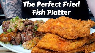 How To Fry Fish Like a Pro Plus My Favorite Potato Recipe Ever  Fathers Day Fish Fry [upl. by Michaele]