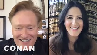 ConanAtHome DArcy Carden Full Interview  CONAN on TBS [upl. by Rimhsak559]