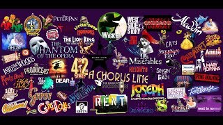 Top 100 Musical Theater Songs [upl. by Yeldar532]