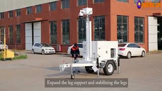 Solar Mobile Surveillance Trailer with IP Cameras [upl. by Attenyl747]