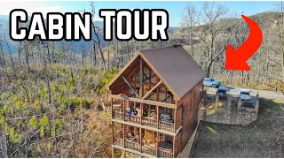 CABIN Tour In The SMOKY Mountains  Bears Eye View Cabin In Gatlinburg TN [upl. by Lodovico]