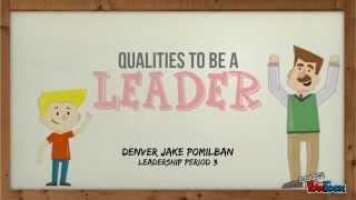 Qualities To Be A Leader [upl. by Yram692]