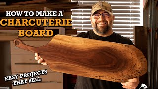 DIY Charcuterie Board  A One Day Project That Sells [upl. by Nylloc]