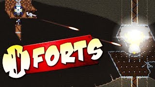 DESTROYING the FORTS MEGABOSSES  Forts Multiplayer Gameplay [upl. by Nahtal]