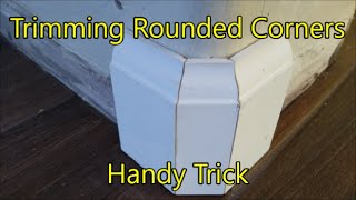 Trimming Rounded Corners A handy little trick [upl. by Eeluj466]