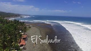 El Salvador by drone [upl. by Airdnoed]