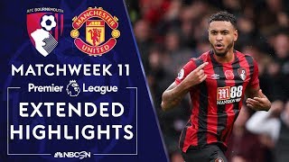 Bournemouth v Manchester United  PREMIER LEAGUE HIGHLIGHTS  110219  NBC Sports [upl. by Romeon]