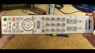 Open remote control RMED011W SONY BRAVIA TV [upl. by Cara60]