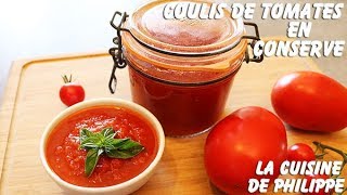 Coulis de tomates en conserve [upl. by Arval]