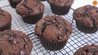 Chocolate Muffins  Mortar and Pastry [upl. by Weisbrodt802]