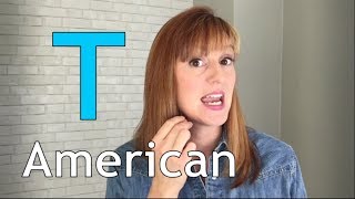 American Accent Training  American T  Flap T [upl. by Ellynad]