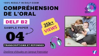 DELF B2  Compréhension de loral No 04  DELF B2 Listening Practice Test Online [upl. by Cirillo]