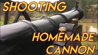 Homemade Cannon Shooting [upl. by Cosimo606]