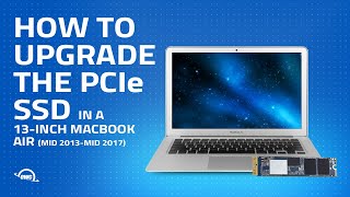 How to Upgrade the SSD in a 13inch MacBook Air Mid 2013 – Mid 2017 MacBookAir62 MacBookAir72 [upl. by Anilrahc]