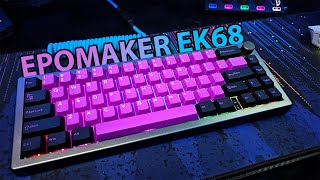 EPOMAKER EK68  This Thing THOCKS [upl. by Eerak63]