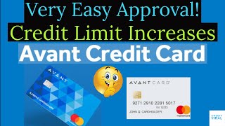 1000 Limit  Very Easy Approval  Great Credit Builder Credit Card Avant Credit Card Review [upl. by Wiltz]