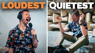 Worlds Loudest vs Quietest Room  See What Happens Inside [upl. by Aneetsirk575]