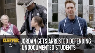 Jordan Gets Arrested Standing Up for Undocumented Students’ Rights  Klepper [upl. by Walt934]