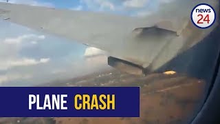 WATCH Dramatic footage apparently shows moment of Wonderboom plane crash [upl. by Rodmur]