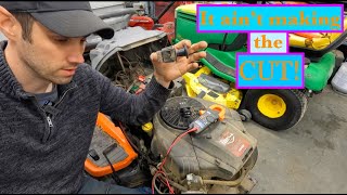 How to fix a riding mower whose blades wont turn on Electric PTO [upl. by Enenaj819]