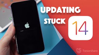 What Do I Do if My iPhone Stuck while Updating to iOS14 [upl. by Lerrej]