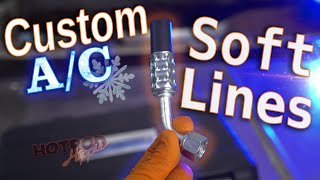 How I Make Custom AC Hoses  Flexible AC Lines How To [upl. by Ellehsim671]