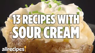 13 Recipes With Sour Cream  Allrecipes [upl. by Annahsal]