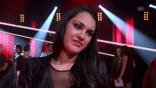 Interview mit Freschta nach der 1 LiveShow  The Voice of Switzerland 2014 [upl. by Anirt]