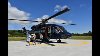 Starspeed S92A  Flight from Tresco Scilly Islands TSO to Penzance Heliport PZE UK [upl. by Nnaeiram]