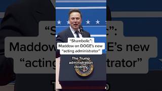 Shambolic Maddow on DOGEs new acting administrator [upl. by Diamante]