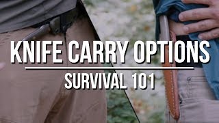 Fixed Blade Knife Carry Options [upl. by Demp]