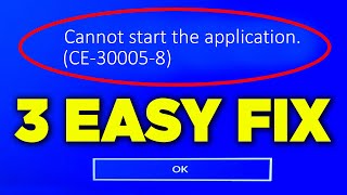 💿 FIX PS4 ERROR CE300058  CANNOT START APPLICATION [upl. by Dallon275]