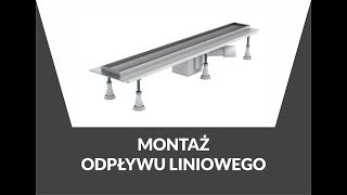 Montaż odpływu liniowego  SCHEDPOL® [upl. by Ivo]