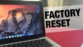 How to Factory Reset your MacBook Pro [upl. by Tye]