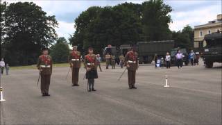 Academy Company Sergeants Major demonstrate marching with a pace stick [upl. by Wu756]