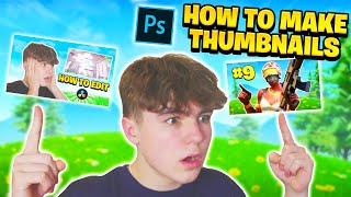 How to Make INSANE Fortnite Thumbnails  Hit Algorithm Every Time [upl. by Rannug264]