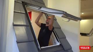 Activatingdeactivating the spring on a VELUX top hung roof window [upl. by Adnerak]