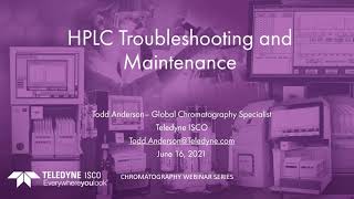 HPLC Troubleshooting and Maintenance Techniques [upl. by Irehc847]