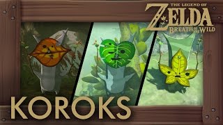 Zelda Breath of the Wild  All Korok Seeds Lake Tower Locations 268  357 [upl. by Yehus]