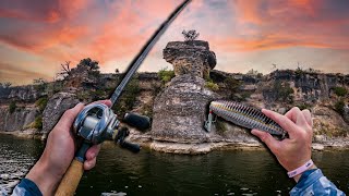 Fishing The Most INCREDIBLE Canyon Lake In Texas PART 1 [upl. by Kos685]