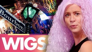 Trying Crazy Wigs in New Orleans Beauty Trippin [upl. by Zacharie]