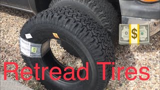 Recap tires for my truck Saving money Is it worth it [upl. by Bohaty]