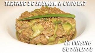 Tartare de saumon à lavocat [upl. by Suoiradal678]